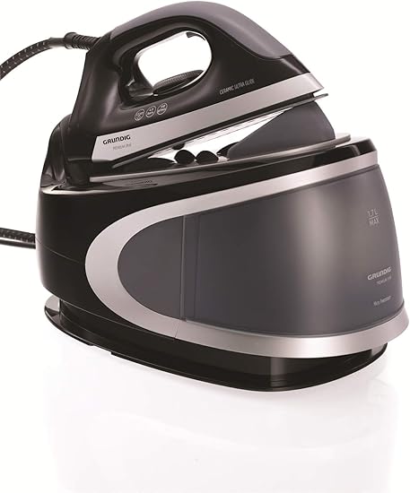 Grundig Sis 50 高级蒸汽熨斗 4 5 巴 2400 W 黑色 银色 亚马逊中国