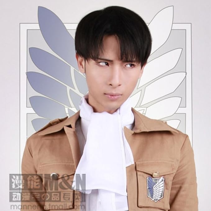 漫能 进击的巨人领巾 兵长利威尔围巾 cosplay 动漫周边 1034