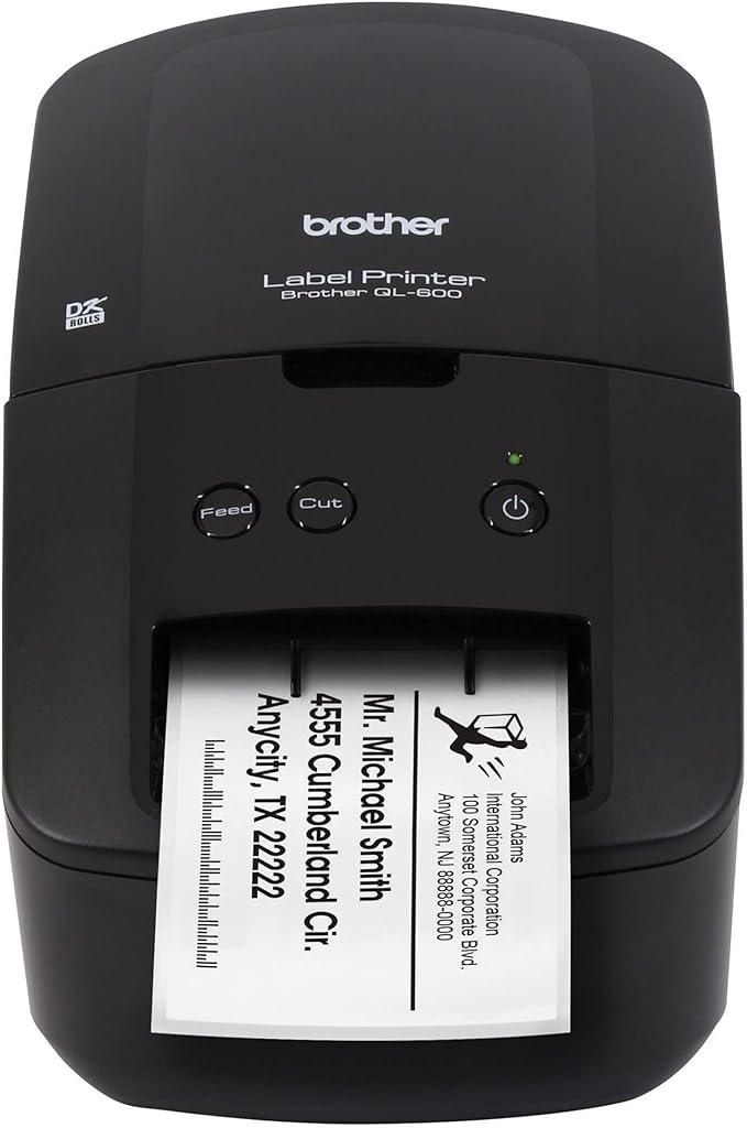 Brother Economic Desktop 单色标签打印机 QL-600,QL600,2.4 英寸标签宽度