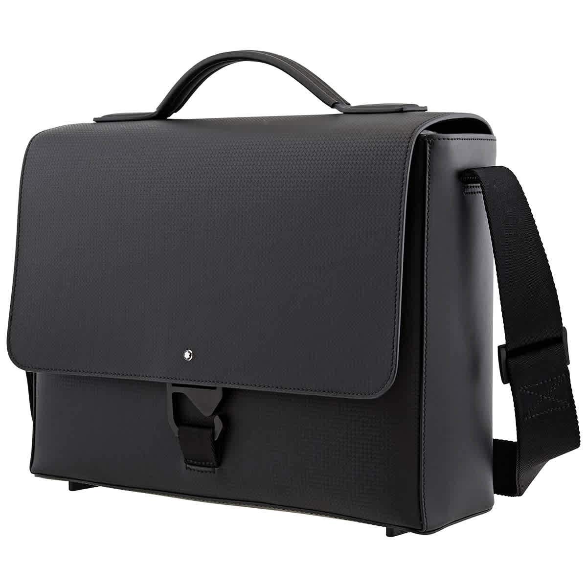 Montblanc MB Extreme 2.0 Briefcase Black File Bag Men's Black Equal Size, Black (black), One Size, Sport