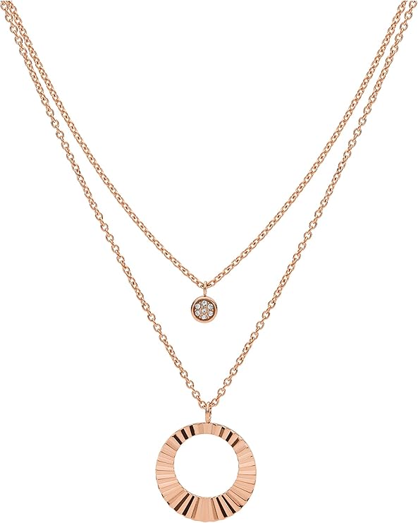 fossil 女士项链 不锈钢 jf03546791