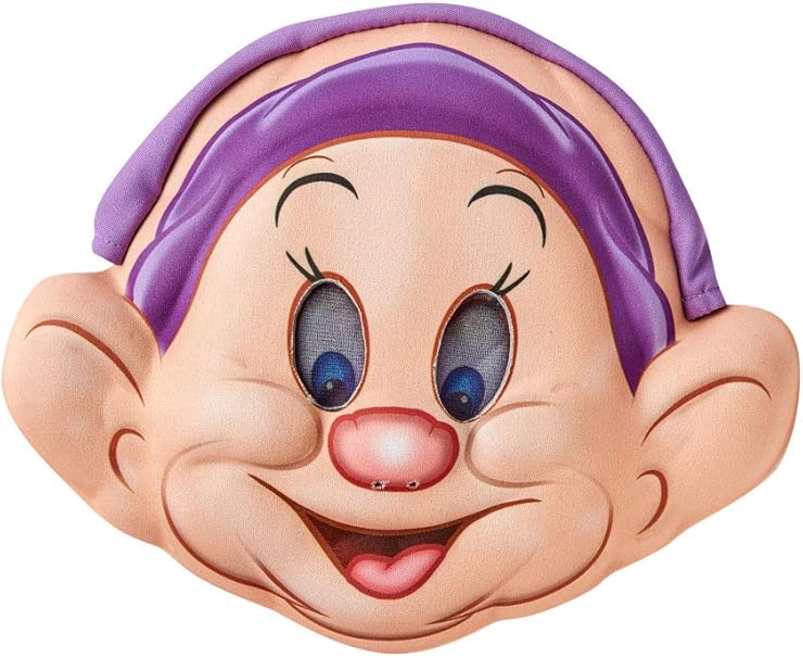 官方 rubie's 迪士尼成人雪公主面具,带缝合帽子