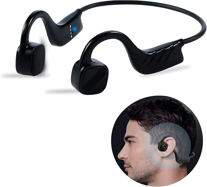 传导耳机适用于游泳 ipx8 防水开耳 8gb mp3 音乐播放器无线运动耳机