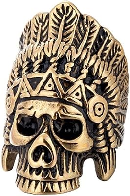 式骷髅戒指北欧维京骷髅头戒指男士朋克骷髅戒指珠宝礼品父亲节配饰