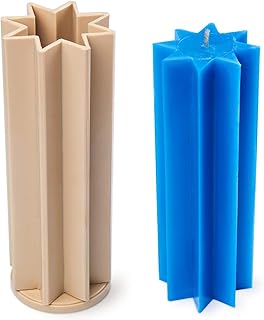 蜡烛制作模具 - 用于雕刻蜡烛 4 - 模具由塑料制成