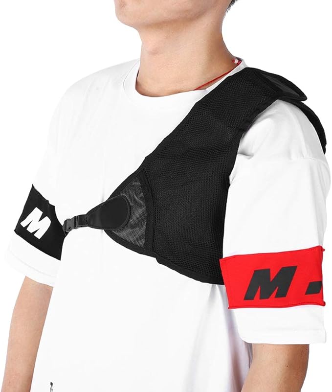 dealpeak 射箭护胸可调节胸部保护罩射击符合人体工程学设计的胸部