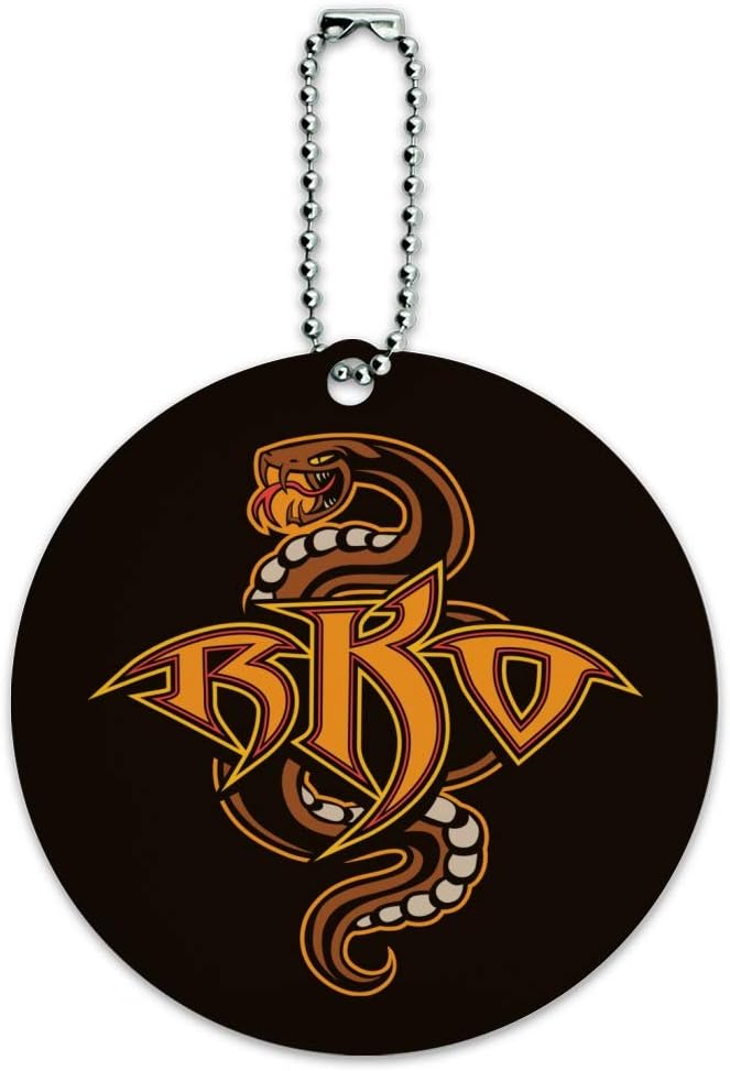wwe 兰迪·奥顿 rko rattlesnake 圆形行李 id 标签卡手提箱