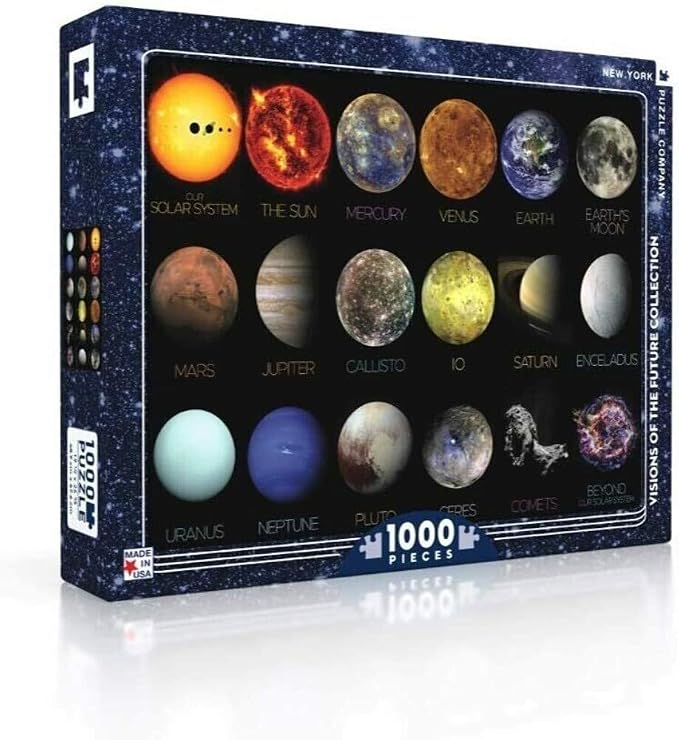 纽约拼图公司 - nasa 太阳系太阳系-1000 块装儿童*拼图