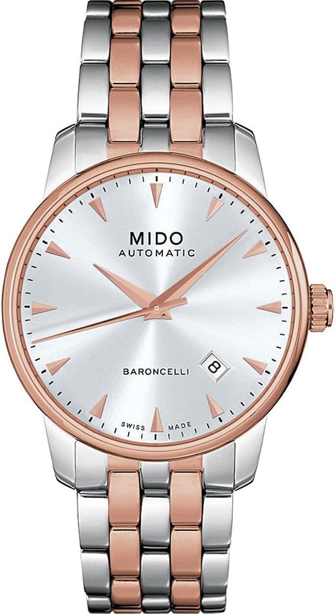 mido baroncelli m86009n61 男式手表 xl 模拟自动不锈钢