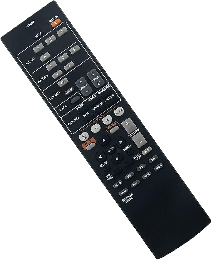 兼容雅马哈 av 接收器 rav523 zj66520 遥控器 rav523zj66520 htr