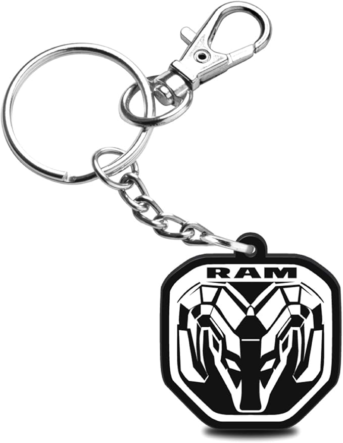 image for ram 2019 定制激光切割带 uv 全彩印刷亚克力魅力钥匙扣