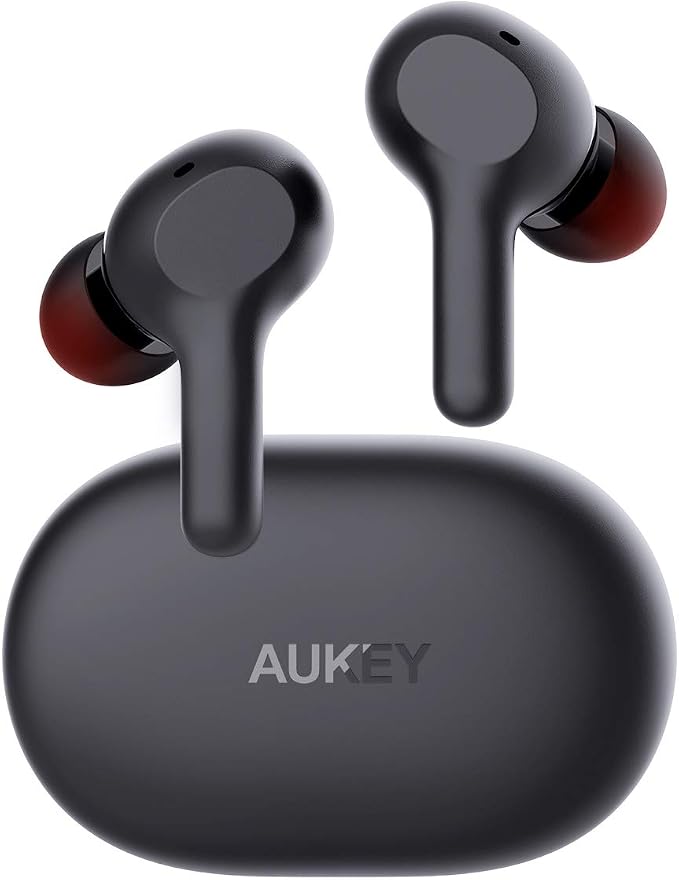 aukey 蓝牙耳机 无线入耳式耳机 立体声低音 蓝牙 5 usb-c 快速充电