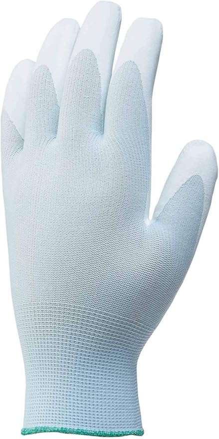 dunlop 聚氨酯背拔手套 白 l