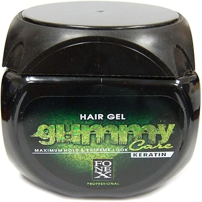 fonex gummy hair gel - keratin maximum & extreme look 23.5oz