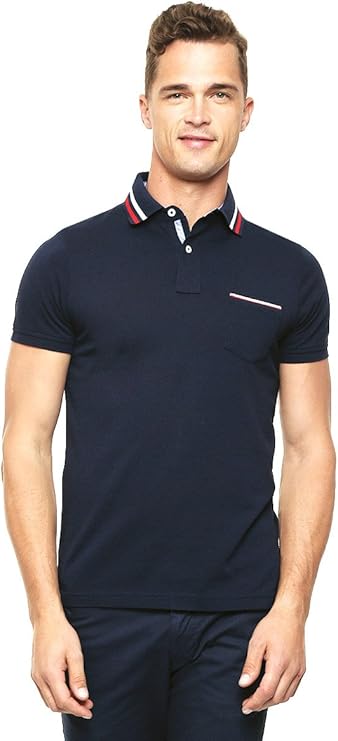 tommy hilfiger men's nate s/s sf polo shirt