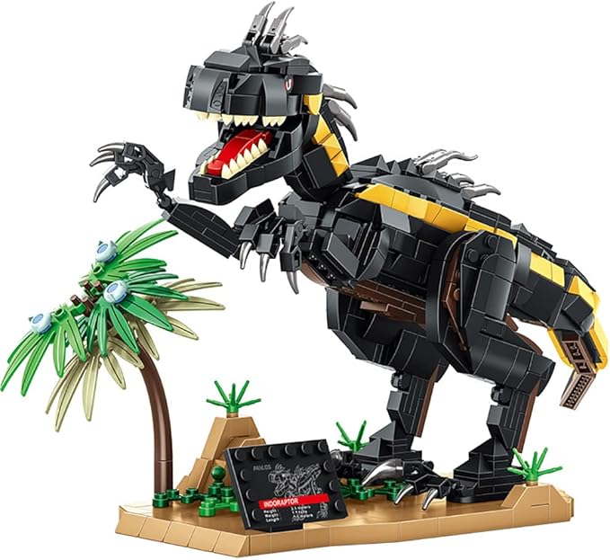 goirzi 779 块 indoraptor 积木玩具拼图套装 侏罗纪恐龙模型系列