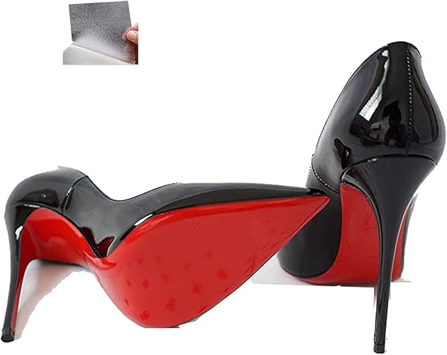 水晶透明自粘垫鞋底保护鞋底防滑可拆卸鞋底保护膜适用于christian Louboutin 高跟鞋 Jimmy Choo色 高跟鞋 男式鞋 亚马逊中国 鞋靴