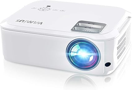 Wimius 6000 流明投影机native 1080p 白色和黑色白色 数码影音 亚马逊中国