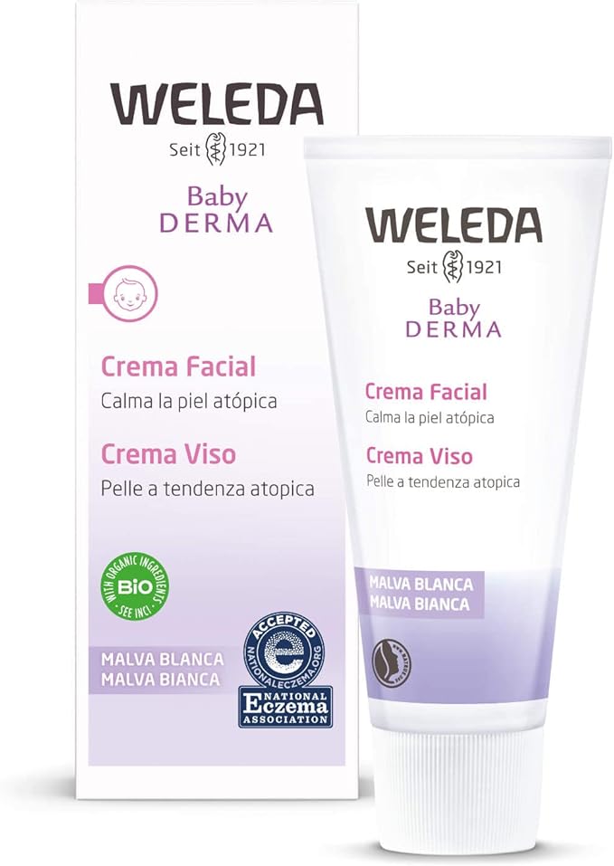 weleda 维蕾德 婴儿德玛白锦葵面霜,为高度敏感皮肤提供保湿护理,缓解