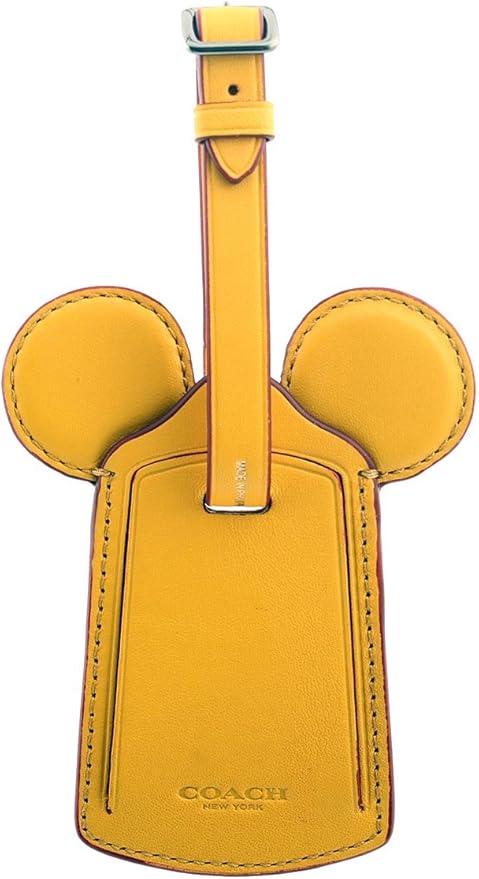 coach蔻驰mickey行李标签带米奇耳朵香蕉均码