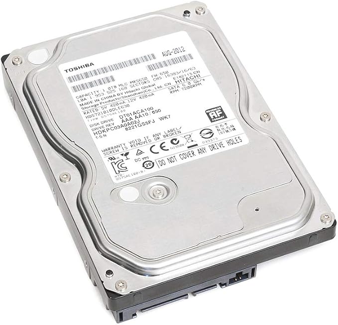 东芝dt01aca100 1tb sata 6gbps兼容3.5型 内置硬盘