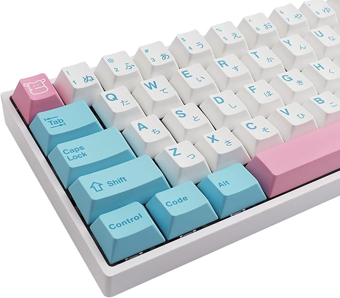 keycaps,141 键帽 pbt 升华牛奶盖键帽 cherry profile 键盘键帽 适用