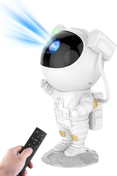 星形投影仪 galaxy 夜灯,宇航员星云 galaxy star 投影灯,带遥控定时