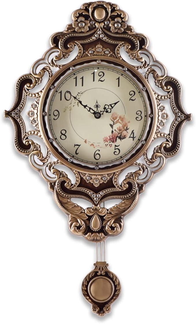 aero 蜗牛复古欧式挂钟 金属工艺 大型静音客厅卧室系列 石英挂钟 带