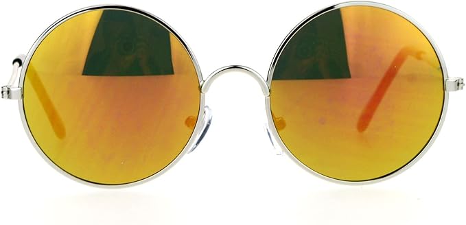 sa106 男童儿童尺寸圆形镜面镜片嬉皮太阳镜