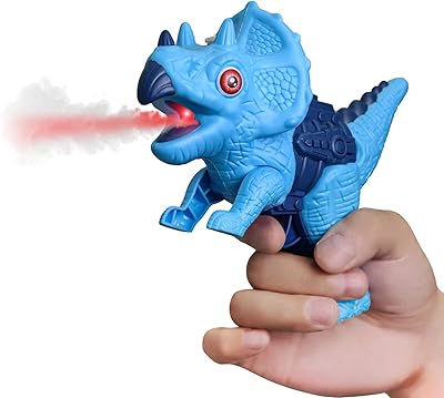 toodlt 恐龙喷水玩具,带有逼真的咆哮和轻水火焰的喷雾玩具,夏季玩具