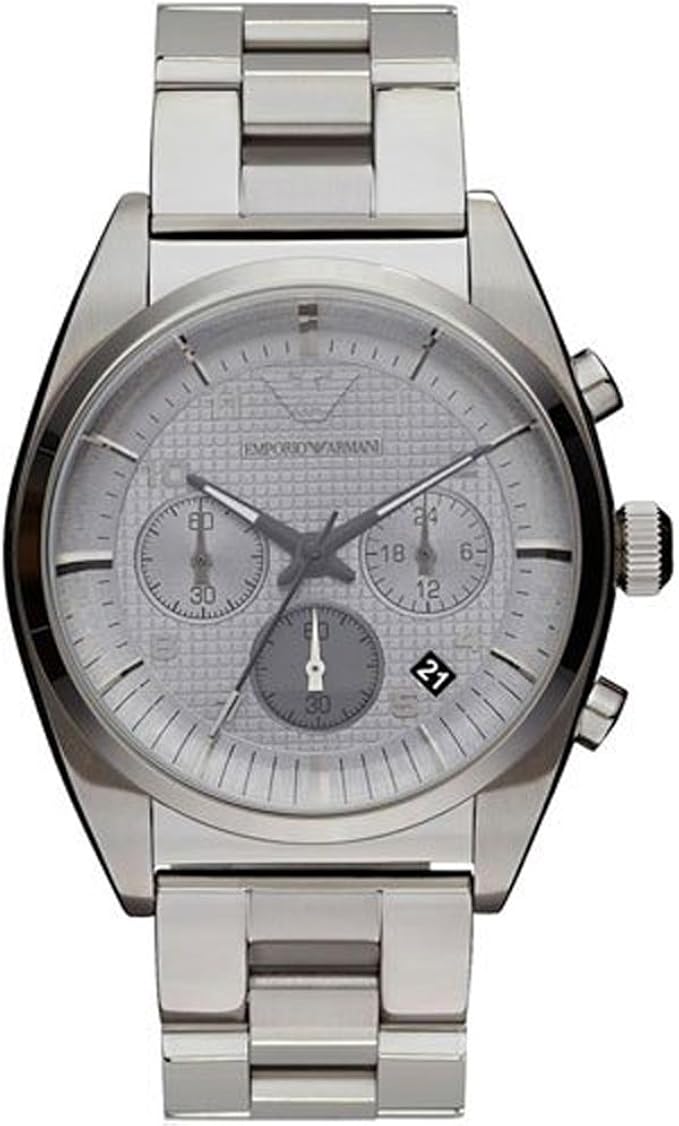 armani 阿玛尼 正品休闲钢链表带三眼男士手表 ar0375