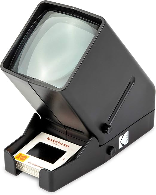 kodak 柯达 35 毫米幻灯片放映机和胶片查看器 - 电池供电,3 倍放大率
