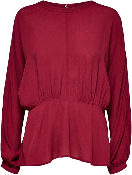 精选女式 slfbaliva l 上衣 b 衬衫 red (beet red beet red) 8