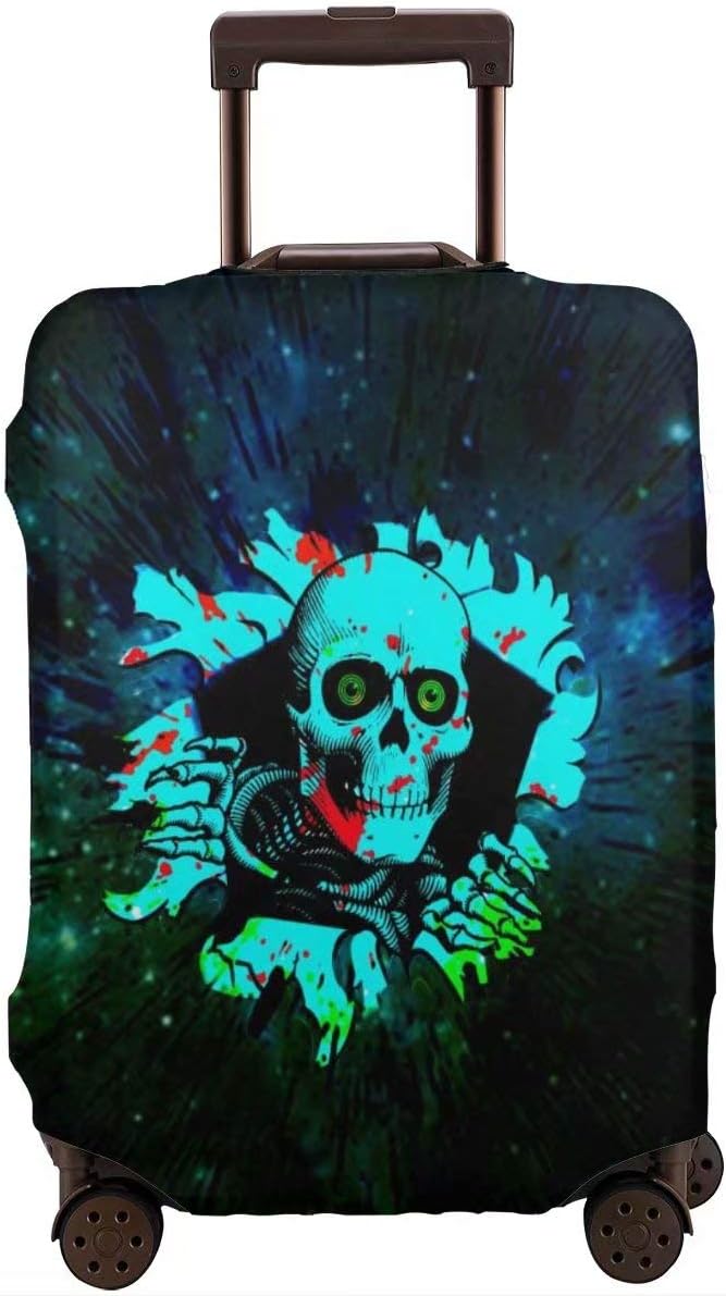 wowfeel blooding 骷髅行李套 万圣节装饰 旅行手提箱保护架弹性防护