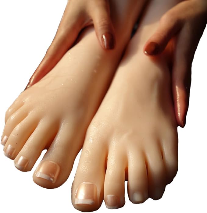 仿真女孩芭蕾舞者体操硅胶脚型模型人体模型带钉