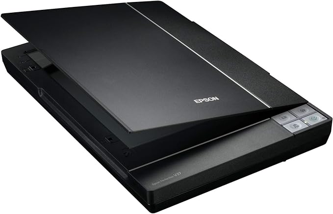 epson 爱普生 perfetion v37 超薄铰链式扫描仪 扫描书籍 超高光学
