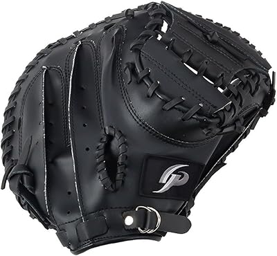 gp 棒球 软式捕手手套 一般用 【黑色/黄色】