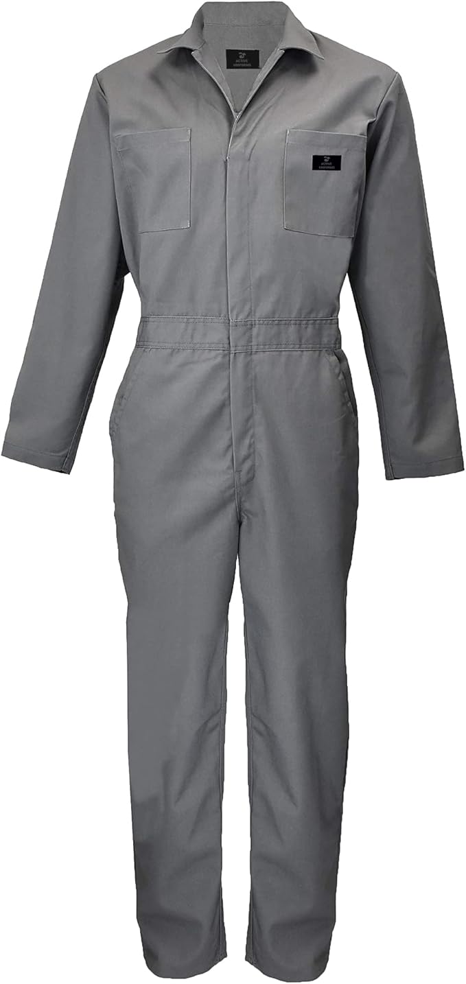 active uniforms 整体工作服男士长袖连体衣