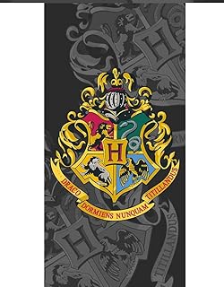 jerry fabrics 哈利波特霍格沃茨徽章浴巾沙滩巾浴巾70 x 140厘米