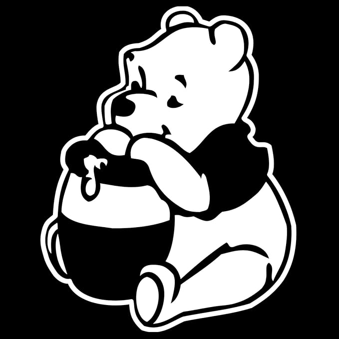 leon online box winnie the pooh honey - 卡通贴花乙烯基汽车墙壁