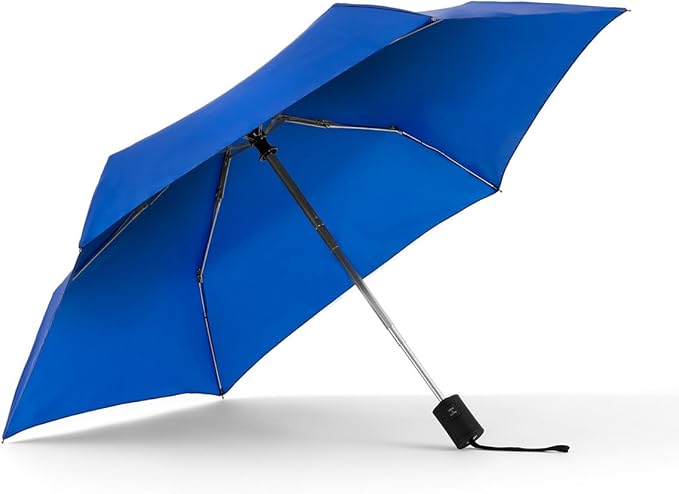shedrain03 rainessentials03 自动开/自动关闭紧凑雨伞:宝蓝色
