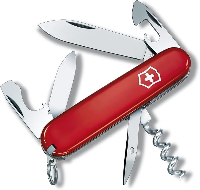 victorinox 维氏 tourist 瑞士军刀,中号,多功能工具,12种功能,开瓶器