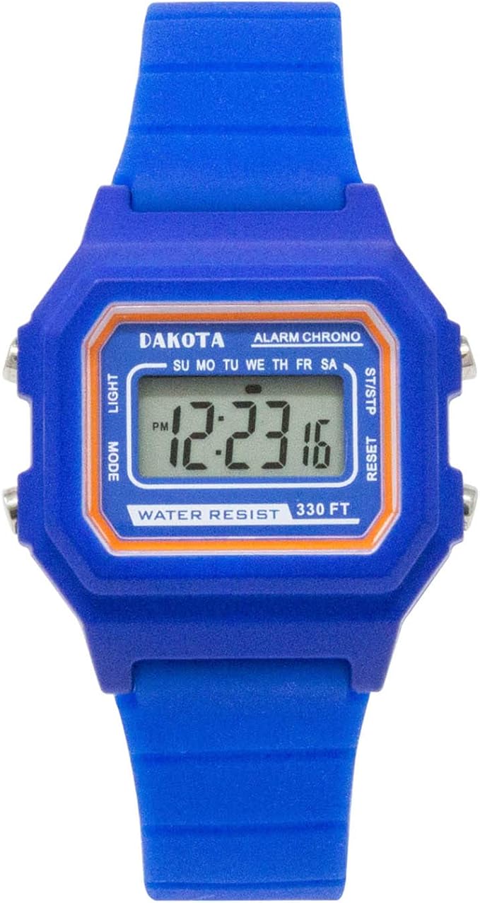 dakota 小号复古数字防水易清洁手表 - 女士,儿童,运动手表(33 毫米