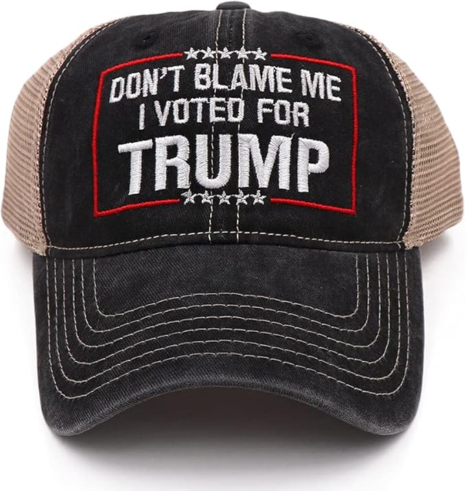trump 2024 帽子,dont blame me i voted for trump hat donald trump