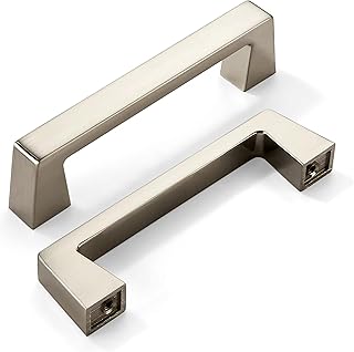 缎面镍锌合金橱柜拉手厨房橱柜五金件,浴室橱柜抽屉把手梳妆台拉手