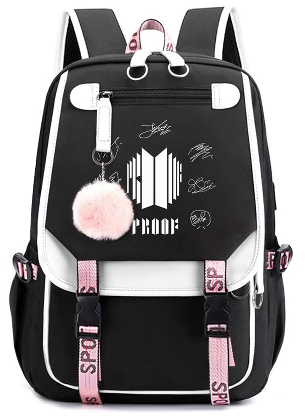 Casual Backpack Laptop Backpack, Women's 15.6 "College Laptop Bag Fashion Travel Outdoor Backpack Bag Vintage Women's Backpack 11.8" x 8.2 "x 17.3", multiple colors, large, Kpop Fashion
