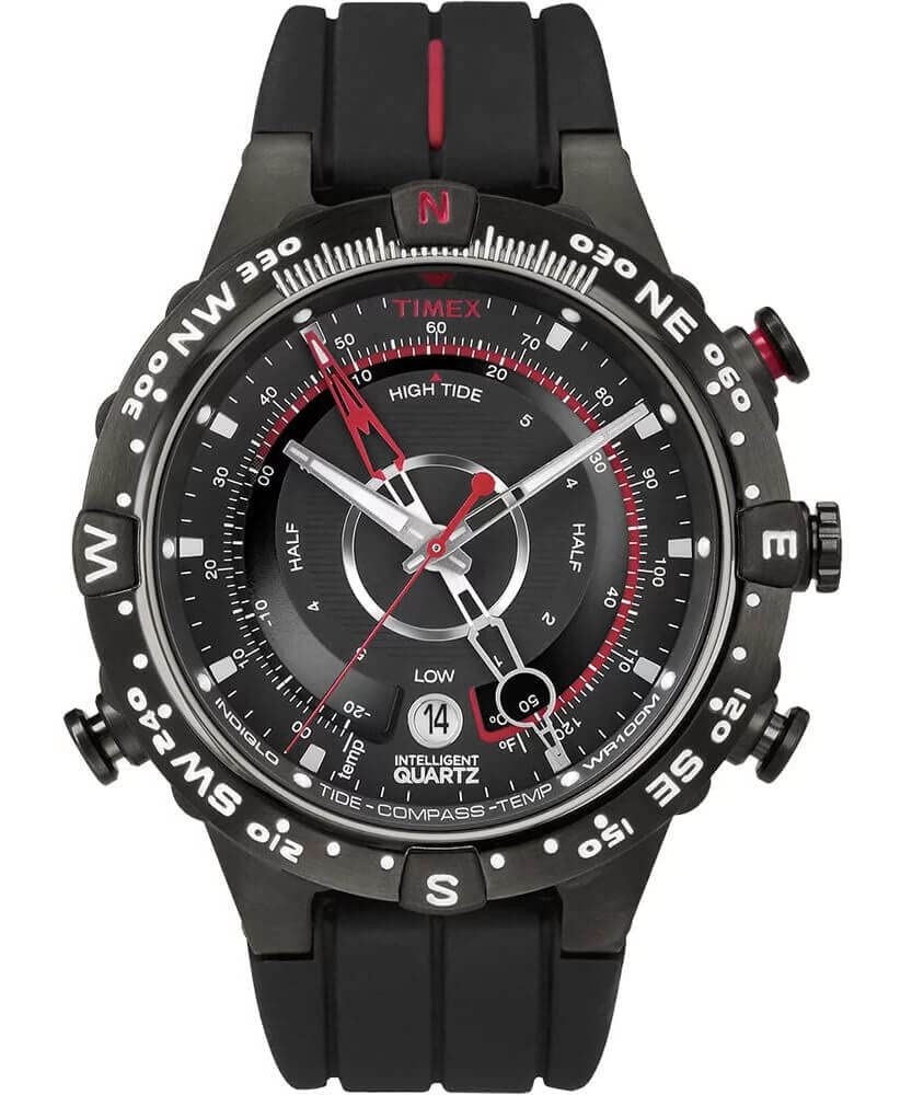 Timex Men's smart quartz tidal compass watch