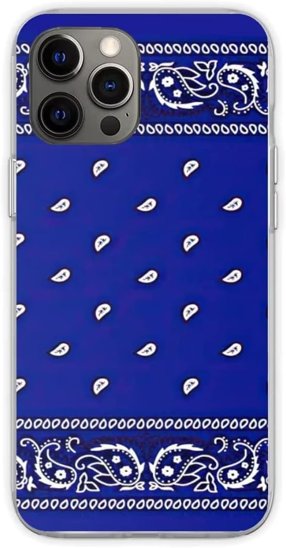 zackli 手机壳兼容 iphone 14 plus 手机壳蓝色头巾美学趣味硅胶皇家