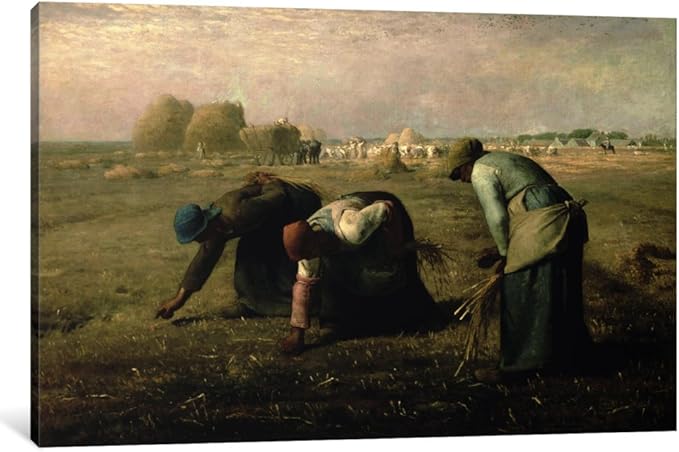 icanvasart 15099-1pc3 the gleaners canvas print by jean francois