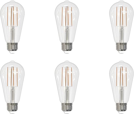 laborate led 灯丝 st18 可调光灯泡,7w=60w,4000k 复古 e26 爱迪生